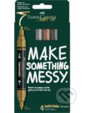 Akrylové popisovače multimark Set 4 Metal (Faber-Castell). Faber-Castell