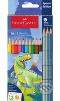 Dino Pastelky Colour Classic set 10+3 Metallic (Faber-Castell). Faber-Castell