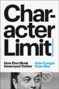 Kniha: Character Limit (Kate Conger). Cornerstone, 2028