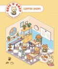 Kniha: Cute n Cozy Sticker Therapy: Coffee Shops (Skittledog). Thames & Hudson, 2026