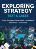 Kniha: Exploring Strategy, Text & Cases (Duncan Angwin, Richard Whittington, Patrick Regnér, Kevan Scholes a Gerry Johnson). Pearson, 2023