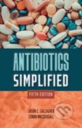 Kniha: Antibiotics Simplified (Conan MacDougall a Jason C. Gallagher). Jones and Bartlett, 2022