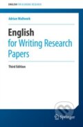 Kniha: English for Writing Research Papers (Adrian Wallwork). Springer International Publishing, 2023