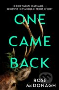 Kniha: One Came Back (Rose McDonagh). Trapeze, 2026