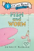 Kniha: Fish Worm (Sergio Ruzzier). HarperCollins, 2023