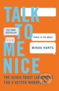 Kniha: Talk to Me Nice (Minda Harts). Flatiron Books, 2026