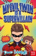 Kniha: My Evil Twin Is a Supervillain (David Solomons). Nosy Crow, 2026