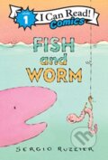 Kniha: Fish and Worm (Sergio Ruzzier). HarperCollins, 2023