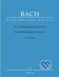 Kniha: Dobře temperovaný klavír 1 (Johann Sebastian Bach). Bärenreiter Praha