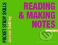 Kniha: Reading and Making Notes (Jeanne Godfrey). Bloomsbury, 2023