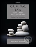 Kniha: Criminal Law (Jonathan Herring). Oxford University Press, 2026