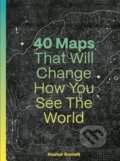 Kniha: 40 Maps That Will Change How You See the World (Alastair Bonnett a Jennifer Barr). Ivy Press, 2026