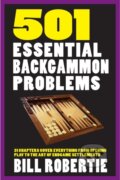 Kniha: 501 Essential Backgammon Problems (Bill Robertie). Cardoza, 2022