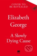 Kniha: A Slowly Dying Cause (Elizabeth George). MacMillan, 2025