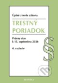 Kniha: Trestný poriadok (Heuréka). Heuréka, 2026