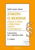 Kniha: Zákon o rodine (Heuréka). Heuréka, 2026