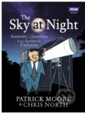 Kniha: The Sky at Night (Chris North a Sir Patrick Moore). BBC Books, 2018