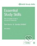 Kniha: Essential Study Skills (Sandra Sinfield a Tom Burns). Sage Publications, 2016