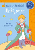 Malý princ (oranžová kniha aktivit, modré samolepky), Ella & Max, 2018