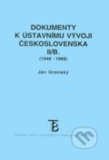 Dokumenty k ústavnímu vývoji Československa II/B. (1948-1968) - Ján Gronský, Univerzita Karlova v Praze, 2004