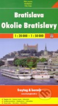 Bratislava, Okolie Bratislavy 1:20 000  1:50 000, freytag&berndt, 2016