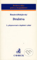 Kniha: Družstva (Josef Holejšovský a Olga Římalová). C. H. Beck, 2004