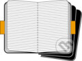 Moleskine - sada 3 malých linajkových notesov (čierna väzba), 2007