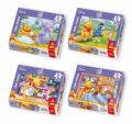 Puzzle: Medvedíkové príhody Mini puzzle (Trefl). Trefl