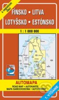 Fínsko, Litva, Lotyšsko, Estónsko 1:1 000 000, VKÚ Harmanec