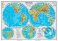 Zemské polokoule a přírodní nej - mapa A3, Ditipo a.s., 2018