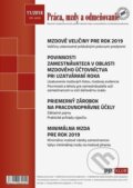 Práca, mzdy a odmeňovanie 11/2018, Poradca podnikateľa, 2019