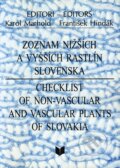 Zoznam nižších a vyšších rastlín Slovenska - Karol Marhold, František Hindák, VEDA, 1998