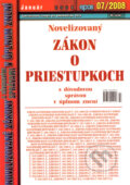 Novelizovaný Zákon o priestupkoch - Kolektív autorov, Epos, 2008