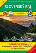 Slovenský raj 1:50 000 - turistická mapa č. 124, 2017