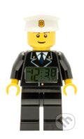 LEGO City Policeman - hodiny s budíkem, 2019