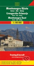 Pobrežie Čiernej hory 1:100 000, freytag&berndt