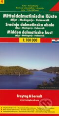 Mitteldalmatinische Küste 1:100 000, freytag&berndt, 2012