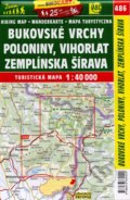 Bukovské vrchy, Poloniny, Vihorlat, Zemplínska Šírava 1:40 000, SHOCart, 2019