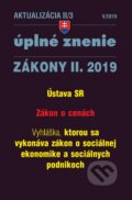 Aktualizácia II/3 2019 – Úplné znenie zákonov po novele, Poradca s.r.o., 2019