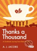 Kniha: Thanks A Thousand (A.J. Jacobs). Simon & Schuster, 2018