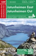 Jotunheimen East 1:50 000, freytag&berndt, 2019