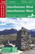 Jotunheimen West 1:50 000, freytag&berndt, 2019