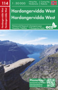 Hardangervidda West 1:50 000, 2019