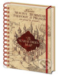 Poznámkový A5 blok Harry Potter: The Marauders Map, 2018