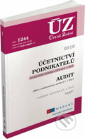 Kniha: ÚZ 1244 Účetnictví podnikatelů, Audit, 2018 (Sagit). Sagit, 2018