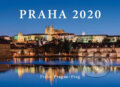 Kalendář nástěnný 2020 - Praha / Prague / Prag, 33,5 x 29 cm, Pražský svět, 2019