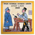 Poznámkový kalendář Švejk - Schwejk - Schweik - Швейк 2020 - Jaroslav Hašek, Josef Lada, Presco Group, 2019