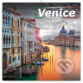 Poznámkový kalendář / kalendár Venice 2020, Presco Group, 2019