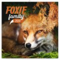 Poznámkový kalendář / kalendár Foxie family 2020, Presco Group, 2019