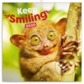 Poznámkový kalendář / kalendár Keep smiling 2020, Presco Group, 2019